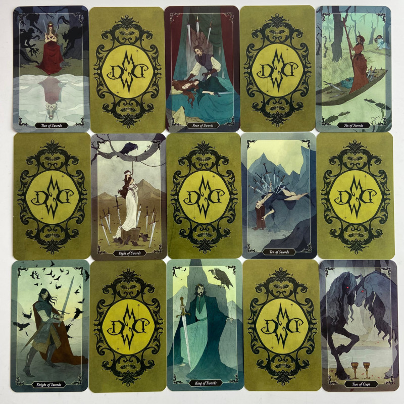 Подарочный набор таро - Темного Леса, Dark Wood Tarot, книга + карты