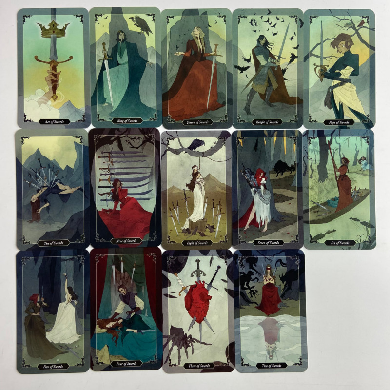 Подарочный набор таро - Темного Леса, Dark Wood Tarot, книга + карты