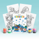 Набір WC1 "Розмальовка кольоровим піском" Зимова колекція "Миколай"