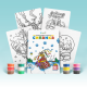 Набір WC2 "Розмальовка кольоровим піском" Зимова колекція "Коза"